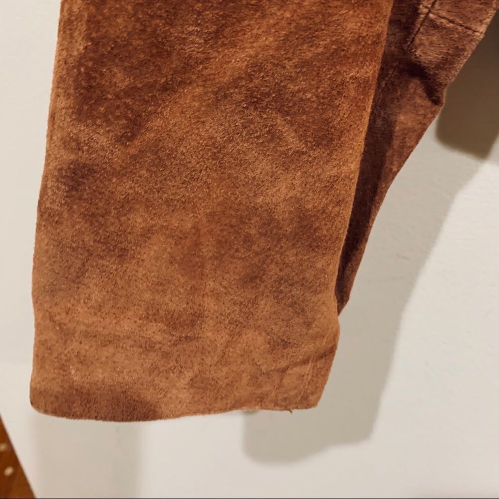 Fashion Crew L Patchwork Suede Jacket - image 3